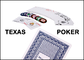 الحجم العادي لجهاز بوكر الغش / بطاقات اللعب البلاستيكية ISO 9002 المعتمدة المزود