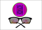 النظارات الشمسية أزياء منظور الأشعة فوق البنفسجية ، نظارات لعبة البوكر الغش مع عدسة الراتنج الأرجواني السحر المزود