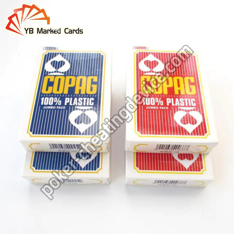 البلاستيك Copag Jumbo Index بطاقات مرموزة للعدسات اللاصقة غير المرئية