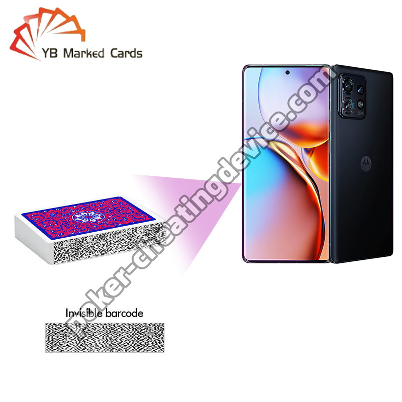 CVK 400 محلل بوكر هاتف موتورولا Edge+ للبطاقات اللعبة ذات الباركود