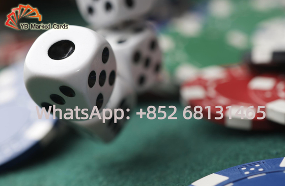شفافة ماجيك 6 جوانب النرد القمار مخصص النرد المحملة الحجم العادي