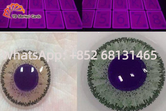 عدسات أوراق لعب القمار 5 مم ماجيك 8 مم عدسات لاصقة Chorg Material