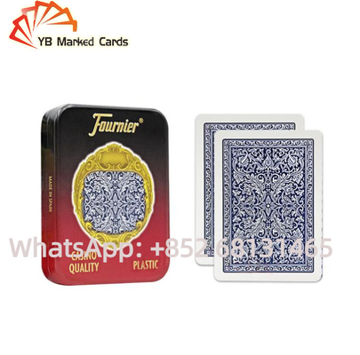 الغش Fournier البلاستيك غير مرئية أوراق اللعب أدوات الباركود لعبة البوكر الغش