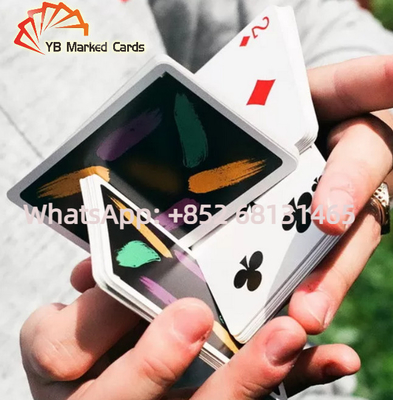 حبر JUYOU ملحوظ من البلاستيك غير المرئي ، أوراق اللعب المقاومة للأشعة فوق البنفسجية
