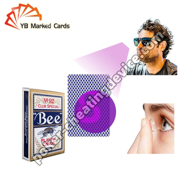 بطاقات عالية الجودة من نوع Bee No.92 مع علامة الحبر الخفي للعدسات اللاصقة HD