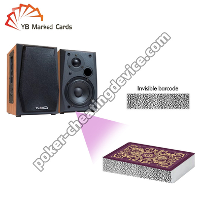 مكبر الصوت الجدارية مسح بطاقات اللعب لألعاب البوكر الخفية بعيدة المدى